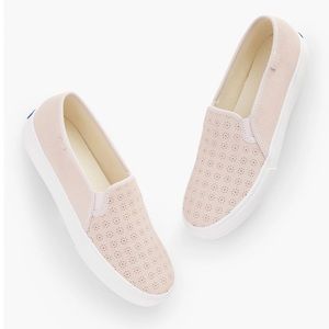 KEDS® DOUBLE DECKER SLIP-ON SUEDE SNEAKERS sz6